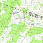 United States Geological Survey Doe Hill, VA-WV (1968, 24000-Scale) digital map