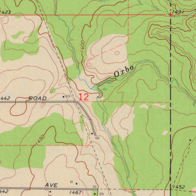United States Geological Survey Doering, WI (1973, 24000-Scale) digital map
