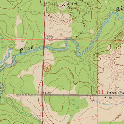 United States Geological Survey Doering, WI (1973, 24000-Scale) digital map