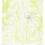United States Geological Survey Doerun, GA (1974, 24000-Scale) digital map