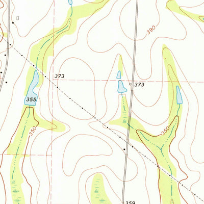 United States Geological Survey Doerun, GA (1974, 24000-Scale) digital map