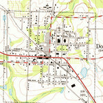 United States Geological Survey Doerun, GA (1974, 24000-Scale) digital map