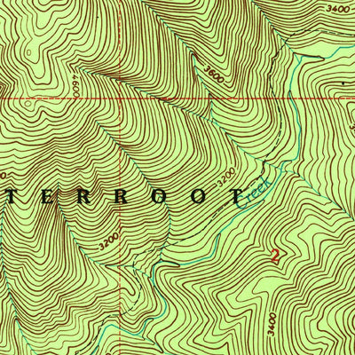 United States Geological Survey Dog Creek, ID (1995, 24000-Scale) digital map
