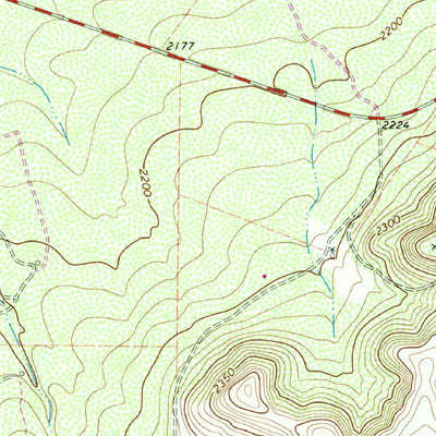 United States Geological Survey Dog Creek NE, TX (1972, 24000-Scale) digital map