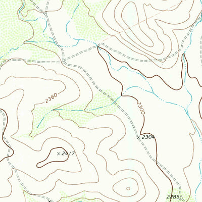 United States Geological Survey Dog Creek, TX (1972, 24000-Scale) digital map