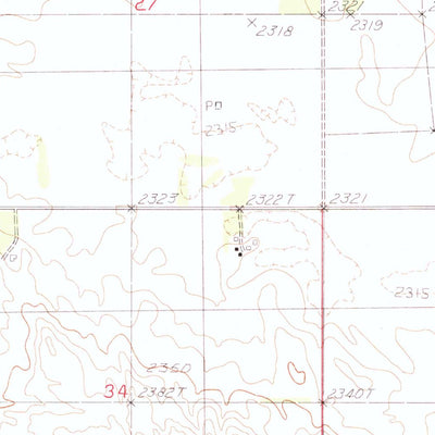United States Geological Survey Dog Ear Lake, SD (1982, 24000-Scale) digital map