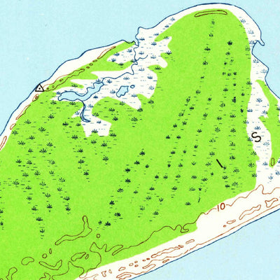 United States Geological Survey Dog Island, FL (1943, 24000-Scale) digital map