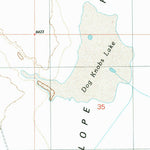United States Geological Survey Dog Knobs, AZ (1989, 24000-Scale) digital map