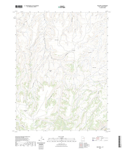 United States Geological Survey Dog Knoll, UT (2023, 24000-Scale) digital map