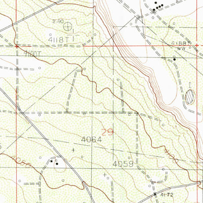 United States Geological Survey Dog Lake, NM (1985, 24000-Scale) digital map