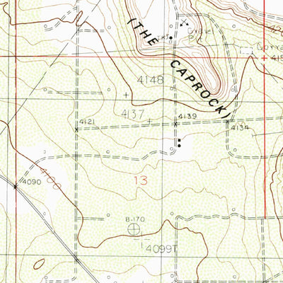 United States Geological Survey Dog Lake, NM (1985, 24000-Scale) digital map