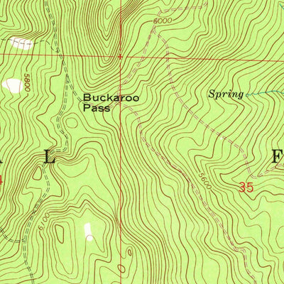 United States Geological Survey Dog Lake, OR (1964, 24000-Scale) digital map
