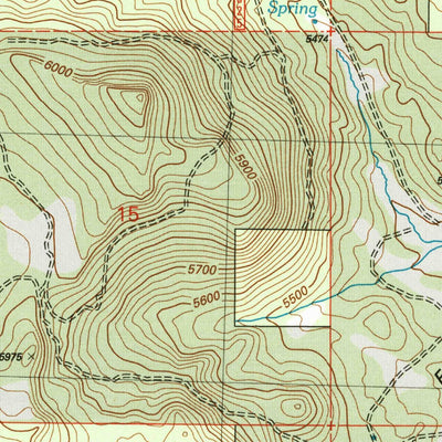 United States Geological Survey Dog Lake, OR (2004, 24000-Scale) digital map