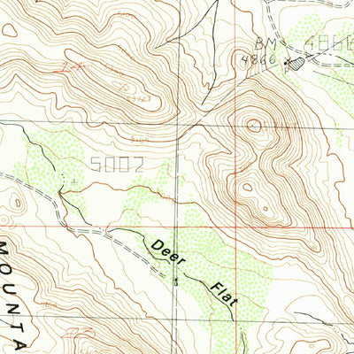 United States Geological Survey Dog Mountains, NM (1983, 24000-Scale) digital map