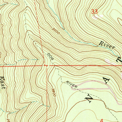 United States Geological Survey Dog River, OR (1962, 24000-Scale) digital map