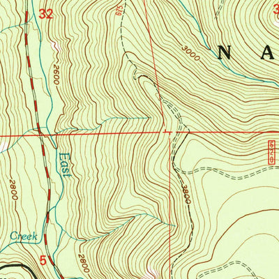 United States Geological Survey Dog River, OR (1996, 24000-Scale) digital map