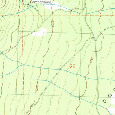 United States Geological Survey Dog Valley, CA-NV (1981, 24000-Scale) digital map