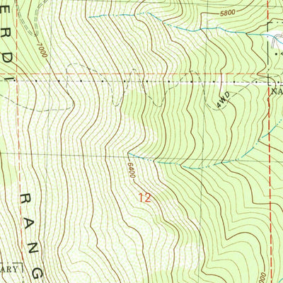 United States Geological Survey Dog Valley, CA-NV (1981, 24000-Scale) digital map