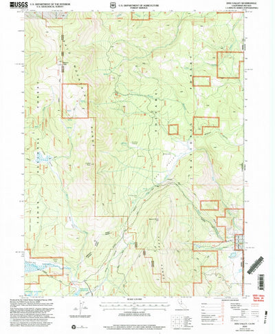 United States Geological Survey Dog Valley, CA-NV (2000, 24000-Scale) digital map
