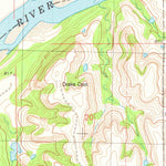 United States Geological Survey Doga Creek, OK (1978, 24000-Scale) digital map