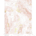 United States Geological Survey Dogskin Mountain, NV-CA (1957, 62500-Scale) digital map