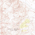 United States Geological Survey Dogskin Mountain, NV-CA (1957, 62500-Scale) digital map