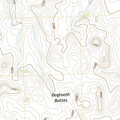 United States Geological Survey Dogtooth Buttes, ND (2020, 24000-Scale) digital map
