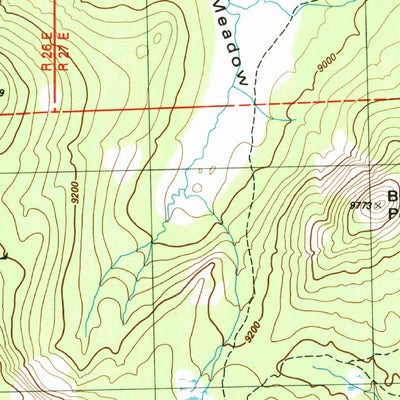 United States Geological Survey Dogtooth Peak, CA (1982, 24000-Scale) digital map