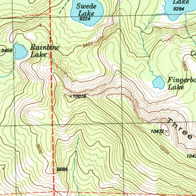 Dogtooth Peak, CA (1982, 24000-Scale) Map by United States Geological ...