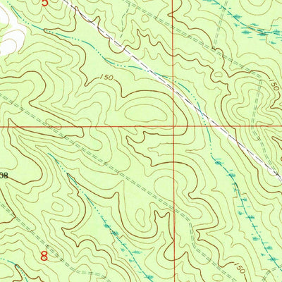 United States Geological Survey Dogwood Creek, AL-FL (1978, 24000-Scale) digital map