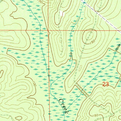 United States Geological Survey Dogwood Creek, AL-FL (1978, 24000-Scale) digital map