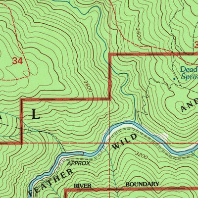 United States Geological Survey Dogwood Peak, CA (1994, 24000-Scale) digital map
