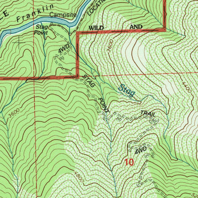 United States Geological Survey Dogwood Peak, CA (1994, 24000-Scale) digital map