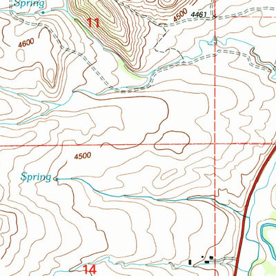 United States Geological Survey Doherty Mountain, MT (1996, 24000-Scale) digital map