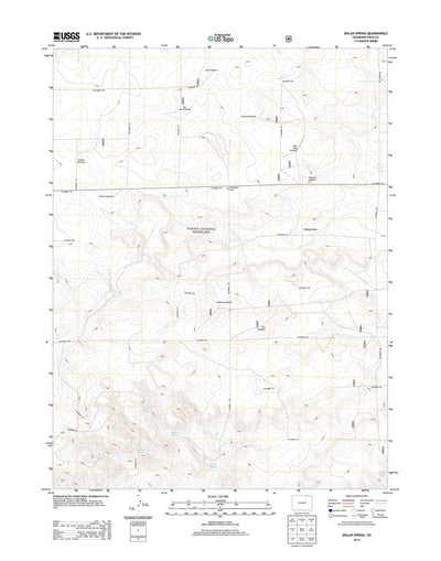 United States Geological Survey Dolan Spring, CO (2013, 24000-Scale) digital map