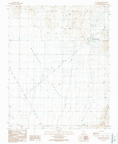 United States Geological Survey Dolan Springs, AZ (1989, 24000-Scale) digital map
