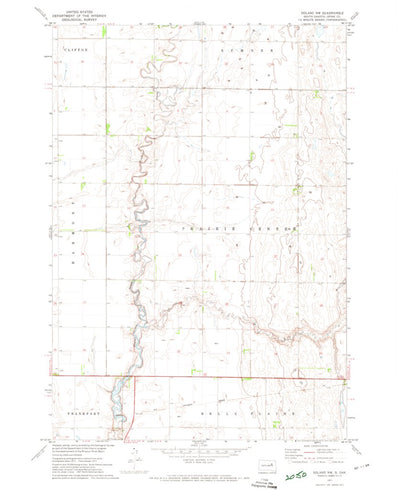 United States Geological Survey Doland NW, SD (1971, 24000-Scale) digital map