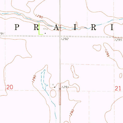 United States Geological Survey Doland NW, SD (1971, 24000-Scale) digital map