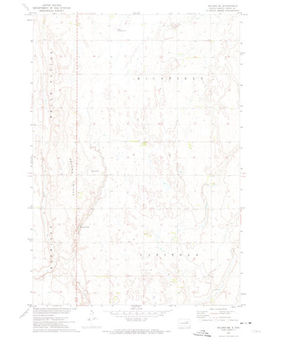United States Geological Survey Doland SE, SD (1971, 24000-Scale) digital map