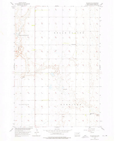 United States Geological Survey Doland SW, SD (1956, 24000-Scale) digital map