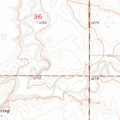 United States Geological Survey Doland SW, SD (1956, 24000-Scale) digital map