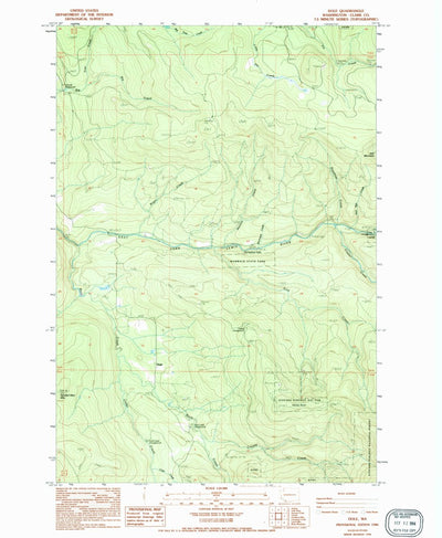 United States Geological Survey Dole, WA (1986, 24000-Scale) digital map