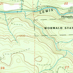 United States Geological Survey Dole, WA (1986, 24000-Scale) digital map