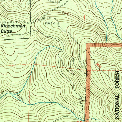 United States Geological Survey Dole, WA (2000, 24000-Scale) digital map