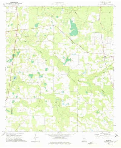 United States Geological Survey Doles, GA (1973, 24000-Scale) digital map