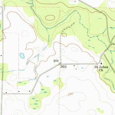 United States Geological Survey Doles, GA (1973, 24000-Scale) digital map