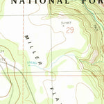 United States Geological Survey Dollar Basin, OR (1988, 24000-Scale) digital map