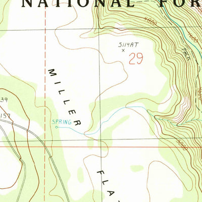 United States Geological Survey Dollar Basin, OR (1988, 24000-Scale) digital map