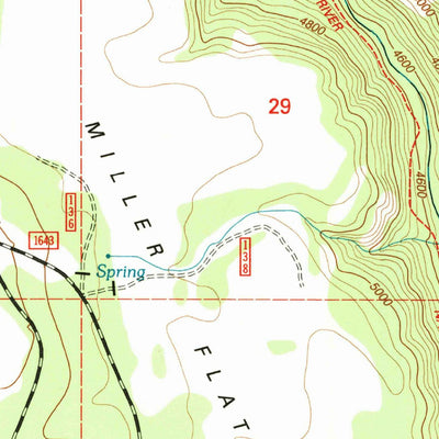 United States Geological Survey Dollar Basin, OR (1996, 24000-Scale) digital map