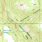 United States Geological Survey Dollar Basin, OR (1996, 24000-Scale) digital map